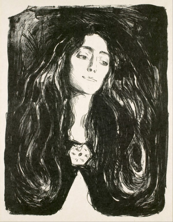 The Brooch by Edvard Munch